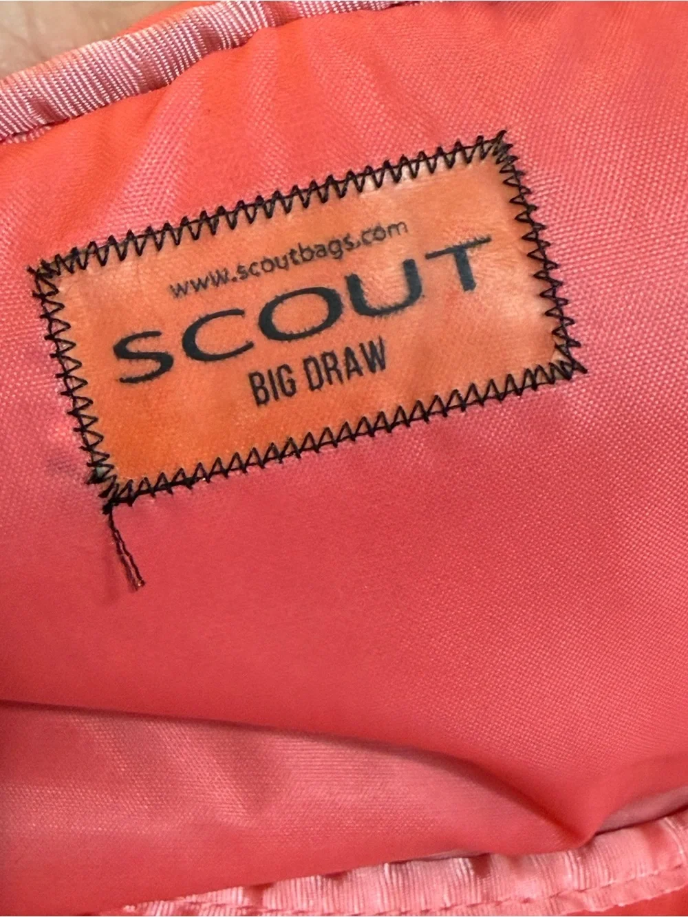 SCOUT Big Draw Pink Red Camo Backpack 12x17x7 Travel School Bag